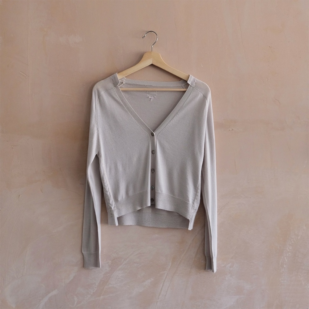 Sphere One Pommel Cardigan Champagne